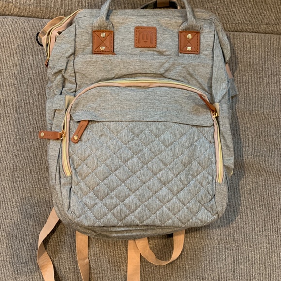 Baby Diaper Bags with Changing Station, Waterproof Diaper Bag Backpack - Picture 6 of 8